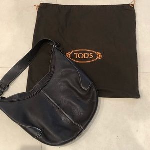 Tods fullsize long strap handbag